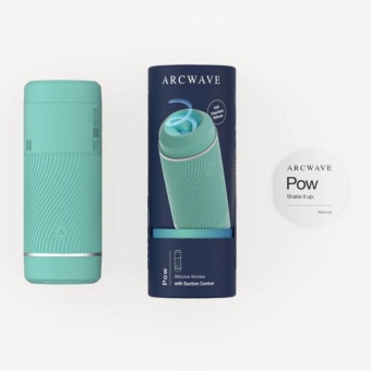 Мастурбатор с эффектом вакуума Arcwave Pow мятный