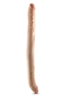 Телесный двусторонний фаллоимитатор 16.5 Inch Double Dong - 41,9 см.