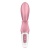 Вибратор с клиторальным стимулятором Satisfyer Hug Me 21,2 см розовый
