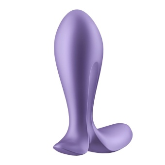 Анальная пробка Satisfyer Intensity Plug с управлением от приложения фиолетовая