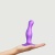 Фиолетовая насадка Strap-On-Me Dildo Plug Curvy size S Фиолетовая насадка Strap-On-Me Dildo Plug Curvy size S