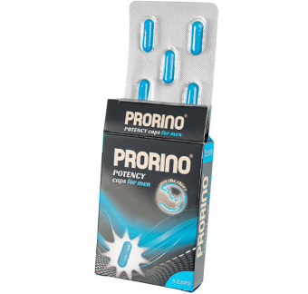 Энергетические капсулы Ero Prorino black line Libido, мужские, 5 шт.