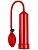 Красная вакуумная помпа Eroticon PUMP X1 с грушей