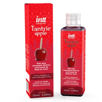 Массажное масло Intt Tantric Apple Карамельное яблоко 130 мл