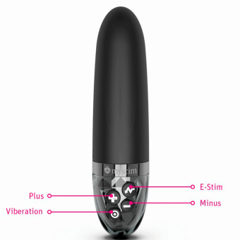 Вибратор с электростимуляцией Mystim Sleak Freak Black Edition чёрный