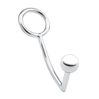 Кольцо на пенис с анальным стимулятором Stainless Steel Anal Hook   Cock Ring