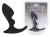 Черная анальная пробка для массажа простаты Double Ripple Silicone Prostate Massager Черная анальная пробка для массажа простаты Double Ripple Silicone Prostate Massager