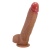 Телесный фаллоимитатор из жидкого силикона Mendel - 25,5 см. Телесный фаллоимитатор из жидкого силикона Mendel - 25,5 см.