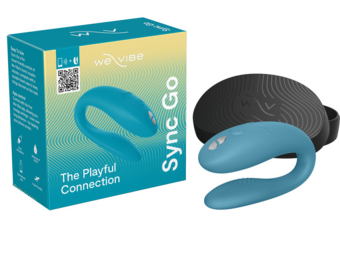 Вибратор для пар We-Vibe Sync Go голубой