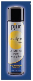 Анальный лубрикант Pjur Analyse me Comfort Water Anal Glide на водной основе 2 мл