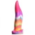 Фантазийный люминесцентный стимулятор-язык Unicorn Kiss Unicorn Tongue Glow-in-the-Dark Silicone Dildo - 21,3 см.