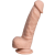 Реалистичный фаллоимитатор на присоске Silexd Model 1 Real Skin телесный 18 см