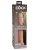 Реалистичный фаллоимитатор King Cock Ellite Dual Density 25,5 см телесный