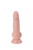 Силиконовый реалистичный фаллоимитатор с изгибом Real Basic Toy - 17,5 см
