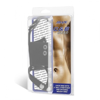 Кольцо на член и мошонку с кольцом для груза Cock Ring 2 with Ball Stretcher