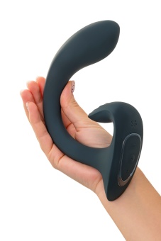 Вибратор для стимуляции зоны G и клитора Satisfyer G for Goddess 1 тёмно-серый