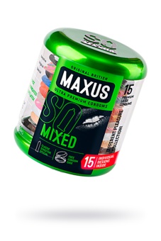 Набор презервативов Maxus Mixed упаковка с кейсом  - 15 шт