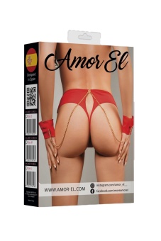 Трусики-танго бесшовные Amor El с браслетами на цепочках