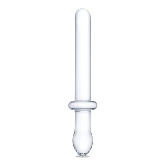 Прямой двусторонний стеклянный фаллоимитатор Glas Classic Handblown