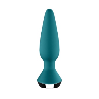 Анальная вибропробка Satisfyer Plug Ilicious 1 с приложением бирюзовая