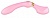 Двухсторонний вибратор Shunga ZOA розовый - 26,5 см