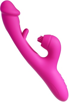 Вибратор-кролик Amovibe G Spot Ultra со стимуляцией зоны G розовый