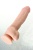 Фаллоимитатор с мошонкой на присоске RealStick Elite Dildo телесный - 24 см