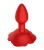 Красный анальный вибростимулятор в форме розы