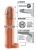 Насадка удлинитель с кольцом на мошонку Perfect Extension with Ball Strap 19 см телесная