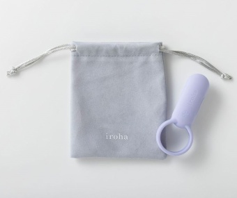 Эрекционное кольцо с клиторальной стимуляцией Iroha SVR Very Peri сиреневое