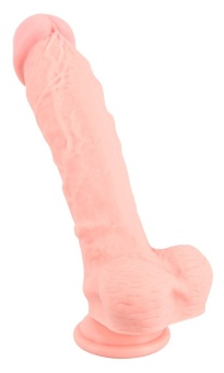 Гибкий силиконовый фаллоимитатор Medical Silicone Dildo - 24 см