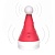 Красный вибростимулятор в форме колпака Magical Santa Hat