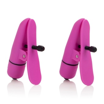 Зажимы на соски Nipple Play Nipplettes с вибрацией розовые