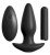 Анальная вибропробка с дистанционным пультом Pipedream Anal Fantasy Collection Remote Control Silicone Plug черная