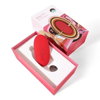 Вибратор в трусики Magic Motion Nyx с управлением от приложения красный