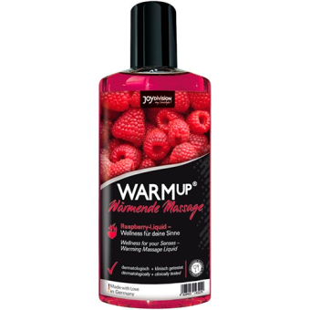 Съедобное разогревающее масло WarmUp Малина - 150 мл