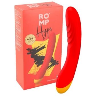 Вибратор для точки G Romp Hype G-Spot Vibrator красный - 21 см