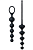 Набор из 2 чёрных анальных цепочек Satisfyer Love Beads