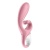 Вибратор с клиторальным стимулятором Satisfyer Hug Me 21,2 см розовый