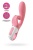 Вибратор с клиторальным стимулятором Satisfyer Hug Me 21,2 см розовый