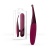 Фиолетовый точечный вибромассажер Senzi Vibrator - 14,7 см.