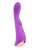 Фиолетовый вибратор для G-стимуляции - 19,1 см.