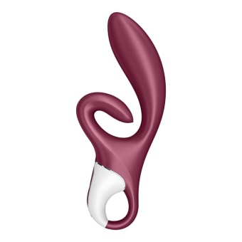 Вибратор с двойным клиторальным стимулятором Satisfyer Touch Me красный