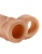 Насадка удлинитель с кольцом на мошонку Perfect Extension with Ball Strap 19 см телесная