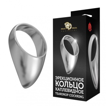 Большое каплевидное эрекционное кольцо TEARDROP COCKRING 