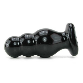 Мужской анальный стимулятор Titanmen Tools Master #4 чёрный - 16,76 см