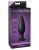 Анальная вибропробка Large Rechargeable Anal Plug большая черная
