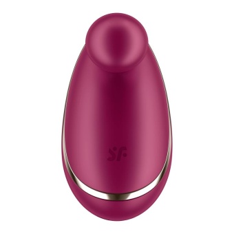 Мини-вибратор с круглым кончиком Satisfyer Spot On 1 малиновый