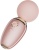 Нежно-розовый мини-вибратор с функцией нагрева Ava