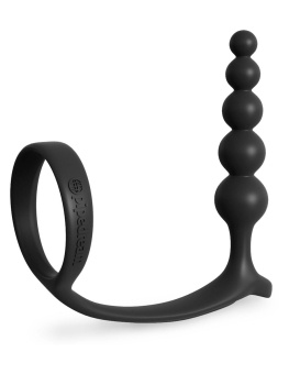 Анальные шарики с эрекционным кольцом Ass-gasm Cockring Anal Beads